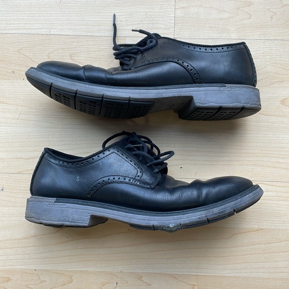 Cole Haan - Mens The Go-To Plain Toe Oxford Shoes, size 9.5 US mens, color black